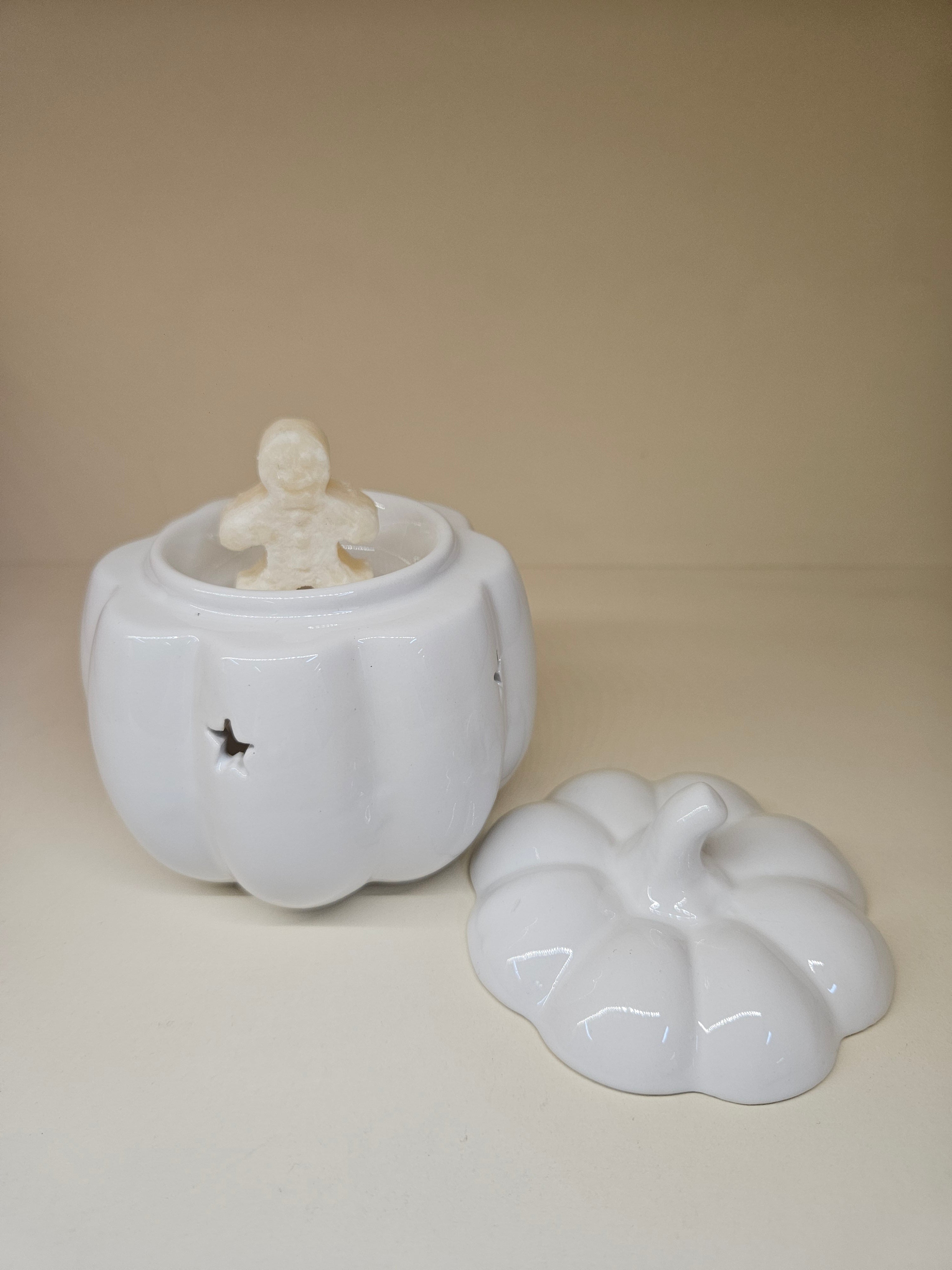 Brûle-parfum  Citrouille blanche