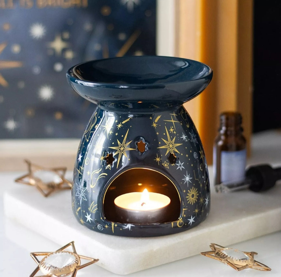 Brûle-parfum Nuit étoilée bleue