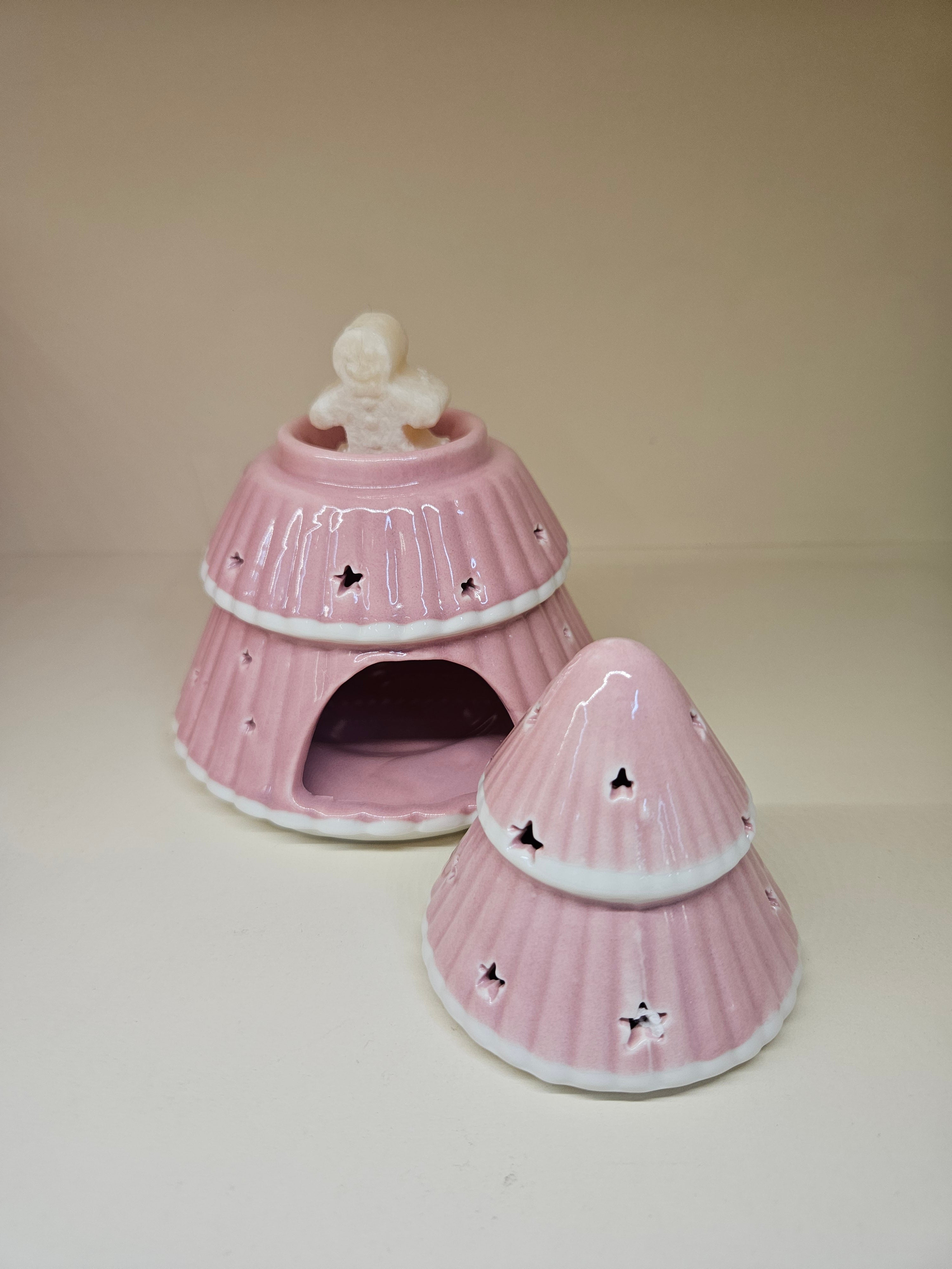 Brûle-parfum Sapin rose