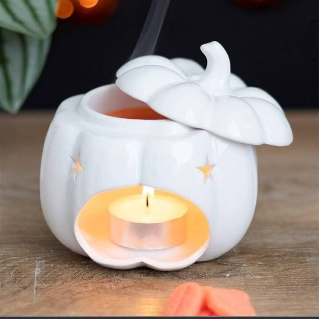 Brûle-parfum  Citrouille blanche